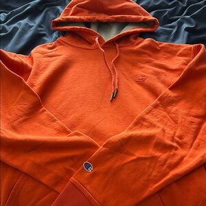 Champion Men's Vibrant Orange Hoodie